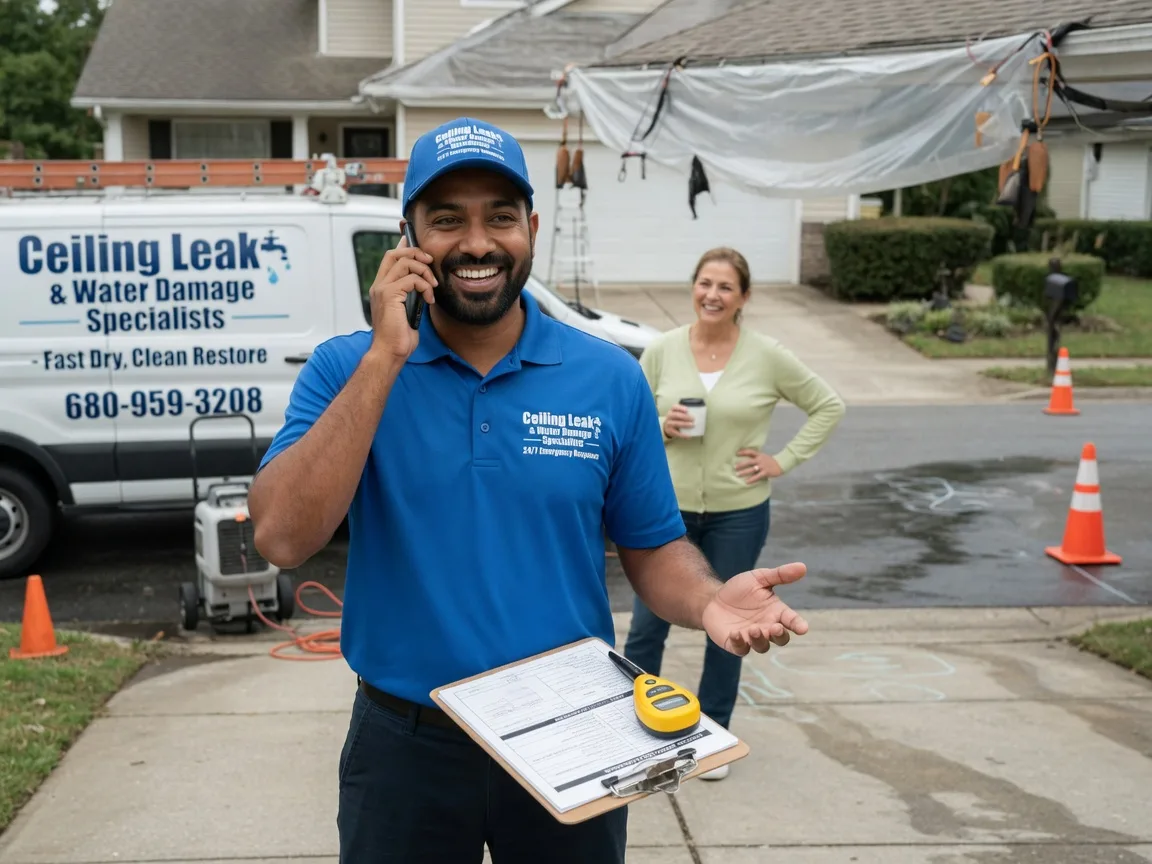 Ceiling Leak Cleanup Blue Ridge, GA FAQs